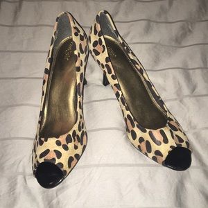 Leopard print heels